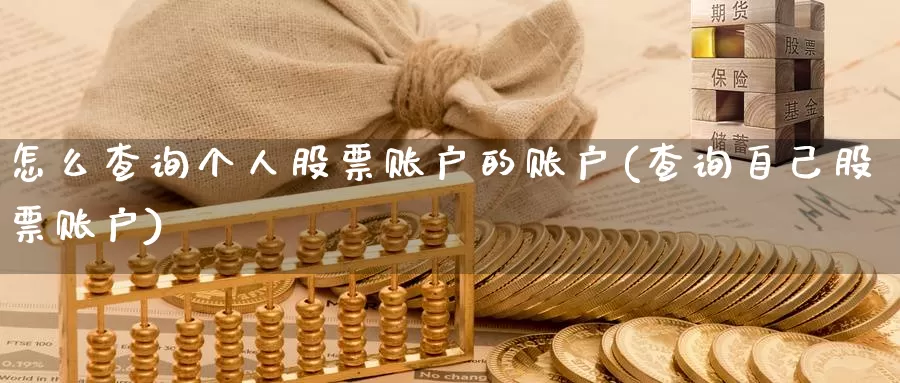 怎么查询个人股票账户的账户(查询自己股票账户)_https://www.sjzjsgy.com_期货百科_第1张