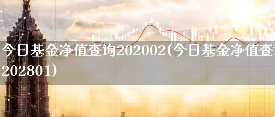 今日基金净值查询202002(今日基金净值查询202801)_https://www.sjzjsgy.com_外汇_第1张