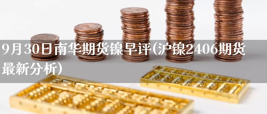 9月30日南华期货镍早评(沪镍2406期货最新分析)_https://www.sjzjsgy.com_外汇_第1张