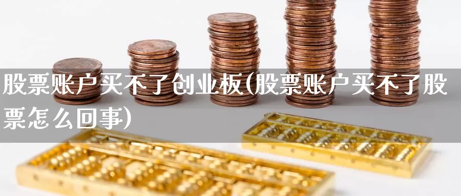 股票账户买不了创业板(股票账户买不了股票怎么回事)_https://www.sjzjsgy.com_货币兑_第1张