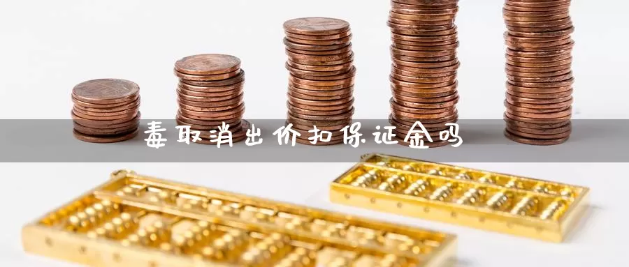 毒取消出价扣保证金吗_https://www.sjzjsgy.com_期货入门_第1张