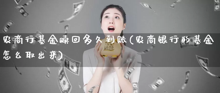 农商行基金赎回多久到账(农商银行的基金怎么取出来)_https://www.sjzjsgy.com_期货行情_第1张