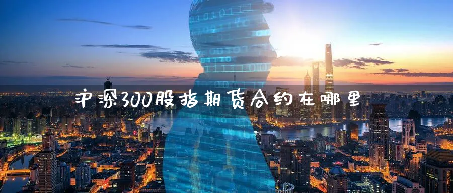 沪深300股指期货合约在哪里_https://www.sjzjsgy.com_期货百科_第1张