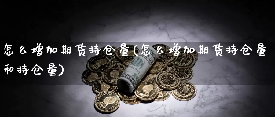 怎么增加期货持仓量(怎么增加期货持仓量和持仓量)_https://www.sjzjsgy.com_期货代理_第1张