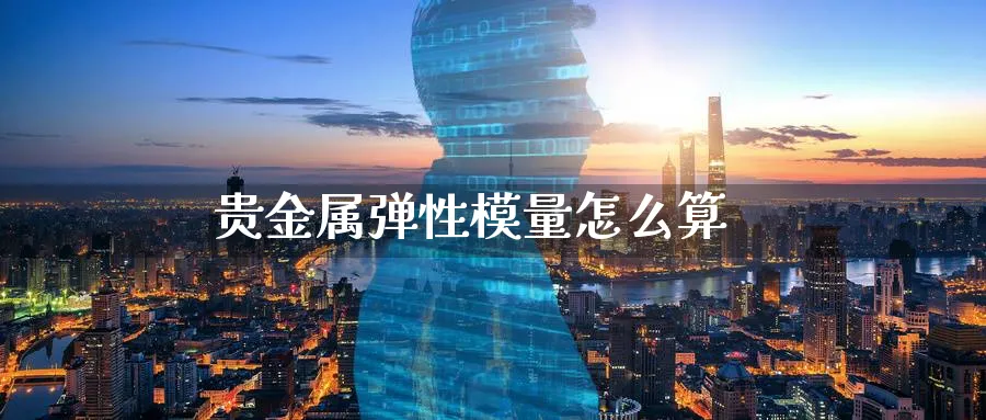 贵金属弹性模量怎么算_https://www.sjzjsgy.com_期货公司_第1张