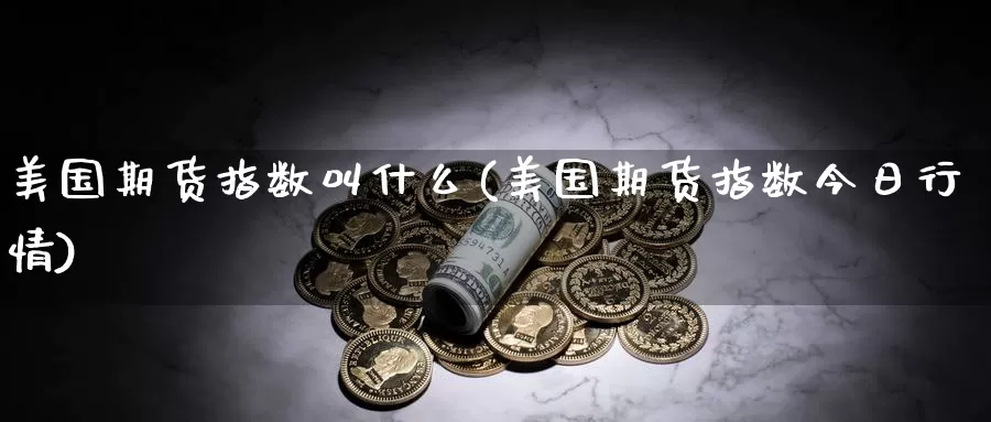 美国期货指数叫什么(美国期货指数今日行情)_https://www.sjzjsgy.com_股指期货_第1张