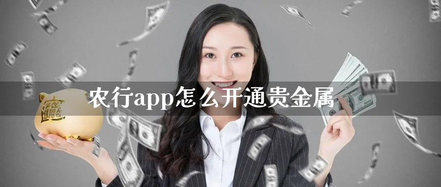 农行app怎么开通贵金属_https://www.sjzjsgy.com_期货行情_第1张