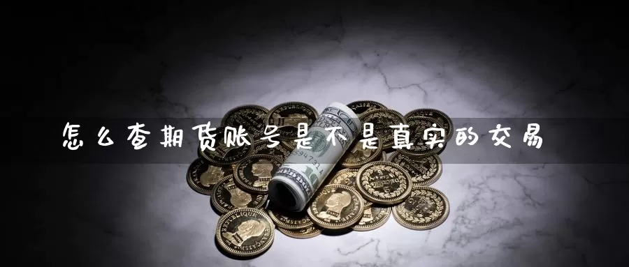 怎么查期货账号是不是真实的交易_https://www.sjzjsgy.com_期货公司_第1张