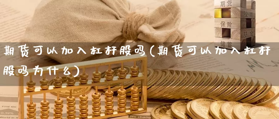 期货可以加入杠杆股吗(期货可以加入杠杆股吗为什么)_https://www.sjzjsgy.com_期货行情_第1张