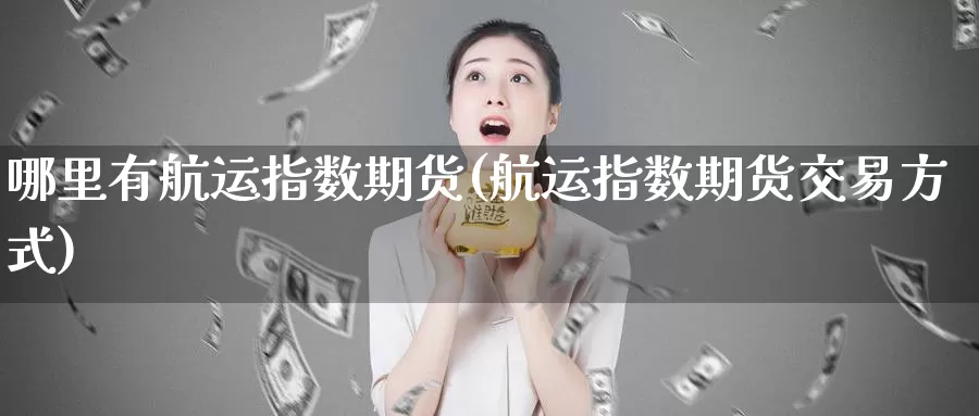 哪里有航运指数期货(航运指数期货交易方式)_https://www.sjzjsgy.com_外汇_第1张