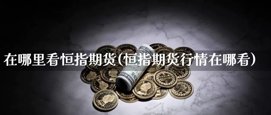 在哪里看恒指期货(恒指期货行情在哪看)_https://www.sjzjsgy.com_外汇_第1张