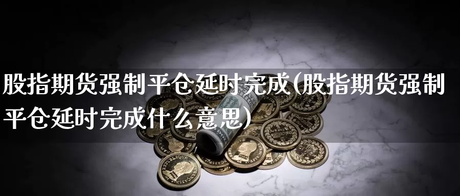 股指期货强制平仓延时完成(股指期货强制平仓延时完成什么意思)_https://www.sjzjsgy.com_期货行情_第1张