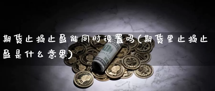 期货止损止盈能同时设置吗(期货里止损止盈是什么意思)_https://www.sjzjsgy.com_股指期货_第1张