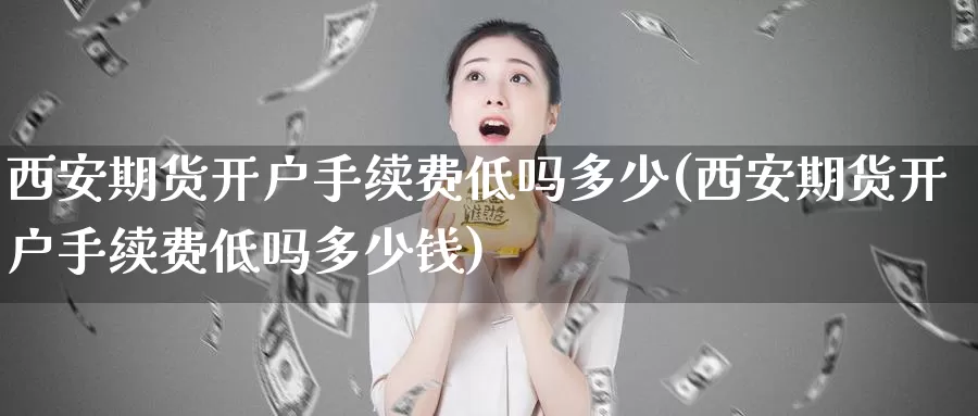 西安期货开户手续费低吗多少(西安期货开户手续费低吗多少钱)_https://www.sjzjsgy.com_外汇_第1张