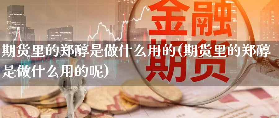 期货里的郑醇是做什么用的(期货里的郑醇是做什么用的呢)_https://www.sjzjsgy.com_股指期货_第1张