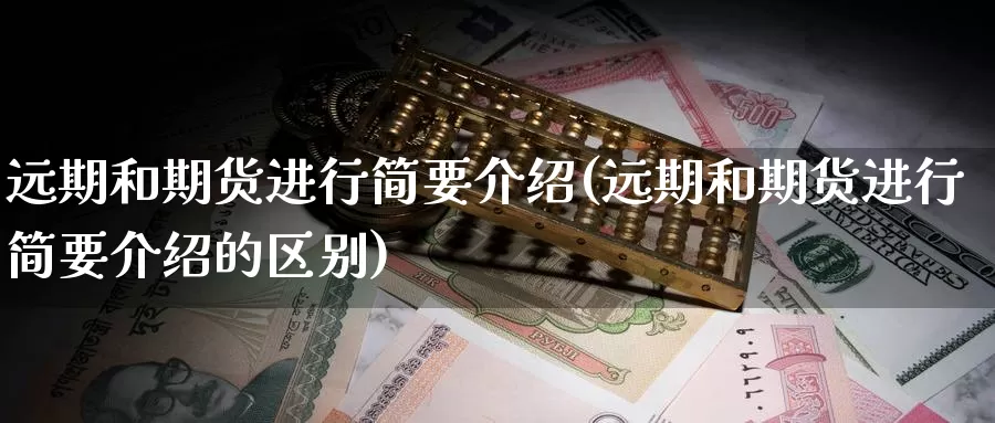 远期和期货进行简要介绍(远期和期货进行简要介绍的区别)_https://www.sjzjsgy.com_外汇市场_第1张