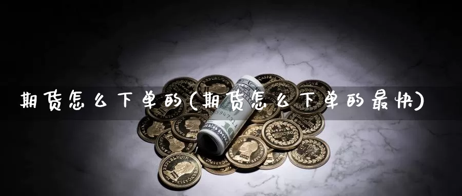 期货怎么下单的(期货怎么下单的最快)_https://www.sjzjsgy.com_期货公司_第1张