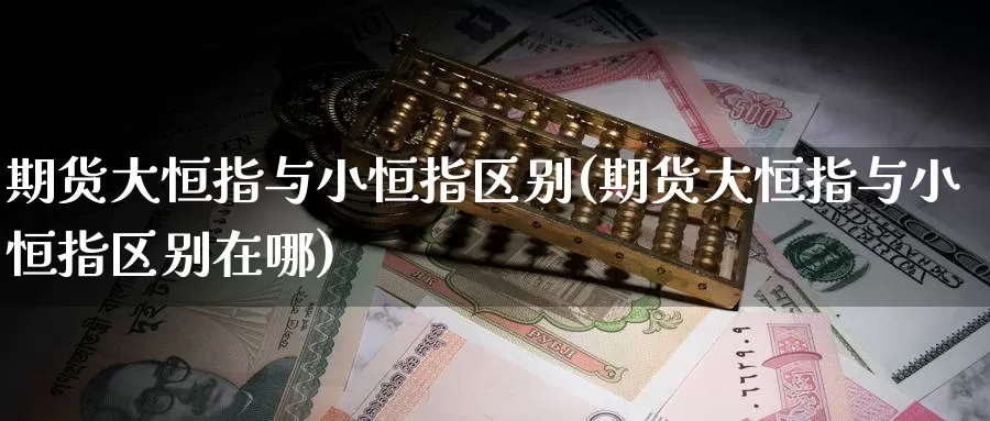 期货大恒指与小恒指区别(期货大恒指与小恒指区别在哪)_https://www.sjzjsgy.com_期货百科_第1张