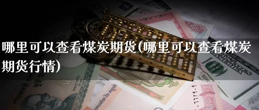 哪里可以查看煤炭期货(哪里可以查看煤炭期货行情)_https://www.sjzjsgy.com_期货代理_第1张