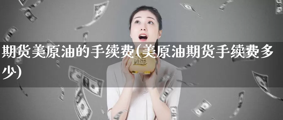 期货美原油的手续费(美原油期货手续费多少)_https://www.sjzjsgy.com_期货公司_第1张