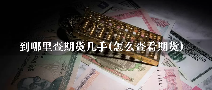 到哪里查期货几手(怎么查看期货)_https://www.sjzjsgy.com_期货入门_第1张