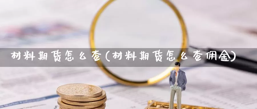 材料期货怎么查(材料期货怎么查佣金)_https://www.sjzjsgy.com_股指期货_第1张